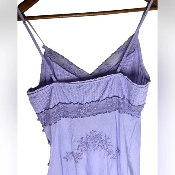 NWOT Free People Intimately Going Steady Lilac Beaded Slip Dress - Picture 8 of 14